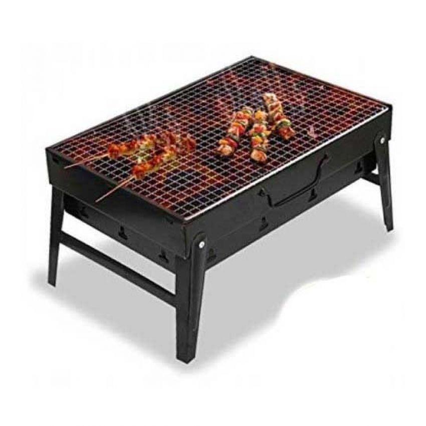 1 Portable Foldable BBQ Barbecue Charcoal Grill in Pakistan